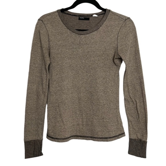 BDG Brown Tan Knit Long Sleeve Tee Small - Picture 1 of 9